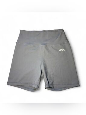 AYBL gym gray biker shorts size M 🫧